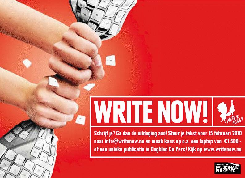 Write Now! 2010 weer van start!