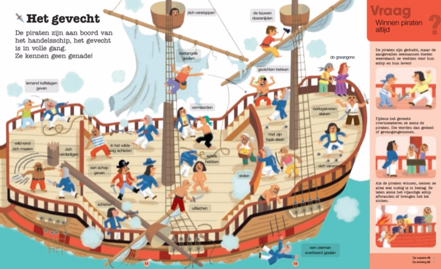 Groot weetjesboek over piraten Illustratie