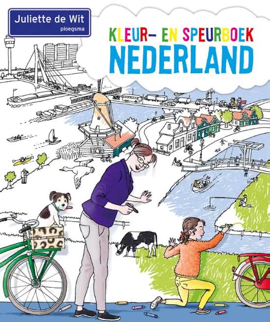 Kleur en speurboek Nederland