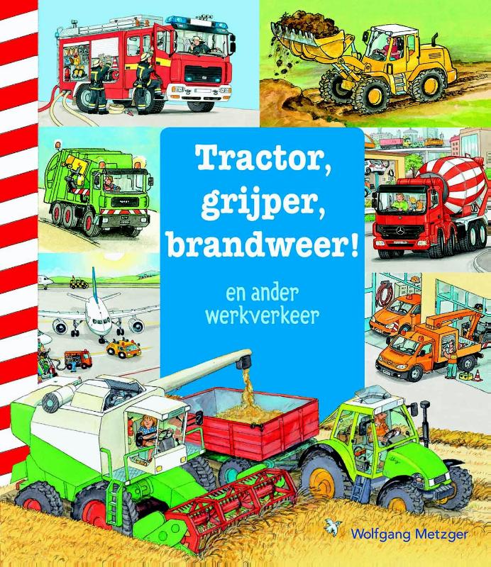 Tractor grijper brandweer