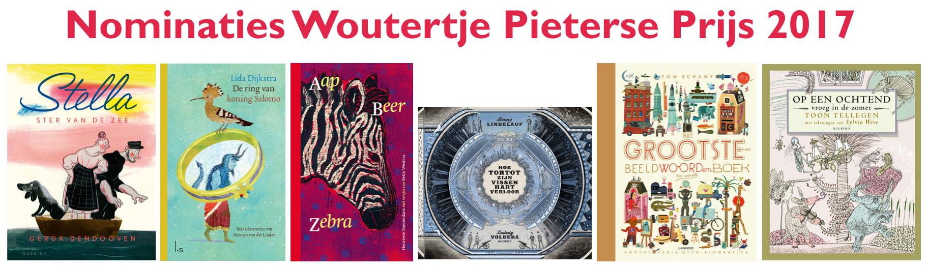 Nominaties Woutertje Pieterse Prijs 2017